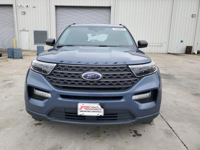 1FMSK7DH6MGA99539 - 2021 FORD EXPLORER XLT BLUE photo 5