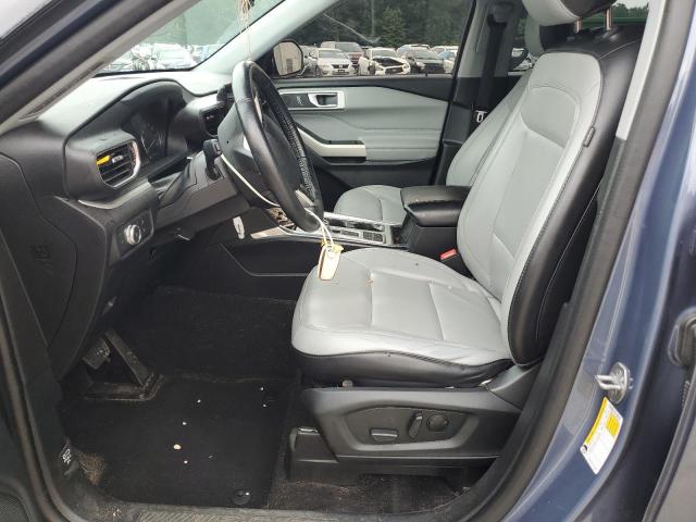 1FMSK7DH6MGA99539 - 2021 FORD EXPLORER XLT BLUE photo 7