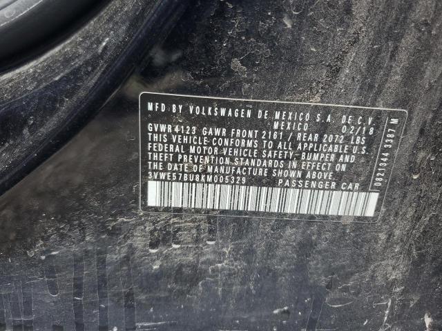 3VWE57BU8KM005329 - 2019 VOLKSWAGEN JETTA SEL Qara foto 13