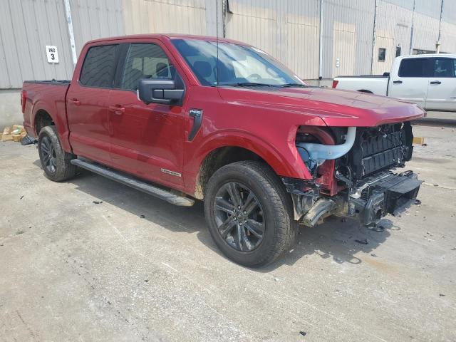 1FTFW1ED8MFC60403 - 2021 FORD F150 SUPERCREW BURGUNDY photo 4