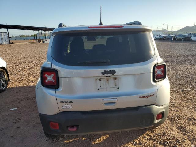 ZACNJBC19KPK45666 - 2019 JEEP RENEGADE TRAILHAWK SILVER photo 6