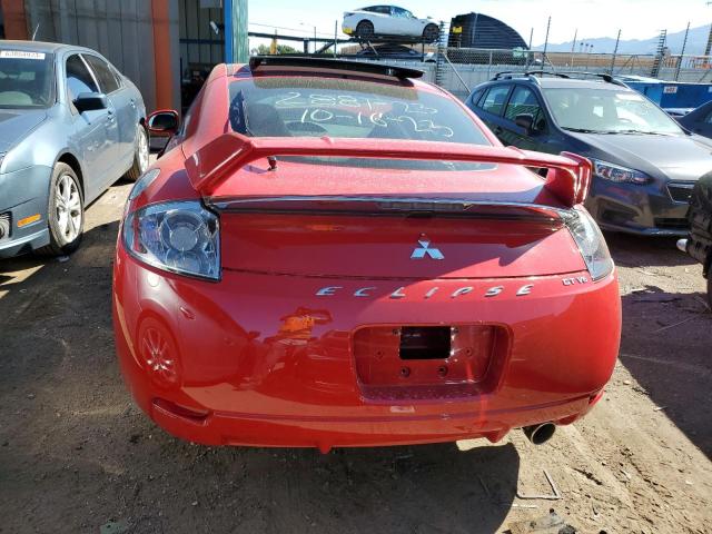 4A3AK34TX6E006255 - 2006 MITSUBISHI ECLIPSE GT RED photo 6