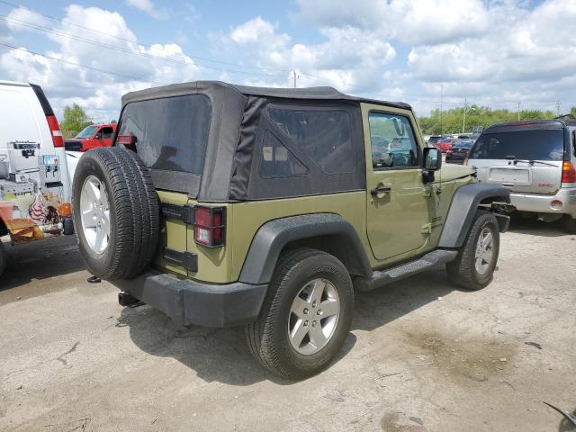 1C4AJWAGXDL627308 - 2013 JEEP WRANGLER SPORT GREEN photo 3