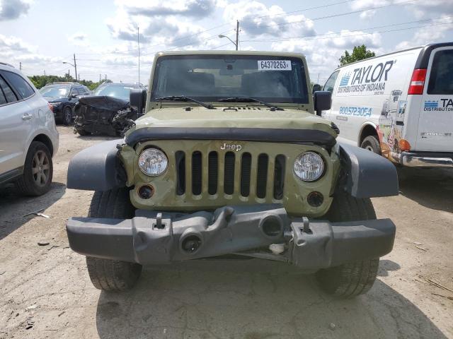 1C4AJWAGXDL627308 - 2013 JEEP WRANGLER SPORT GREEN photo 5