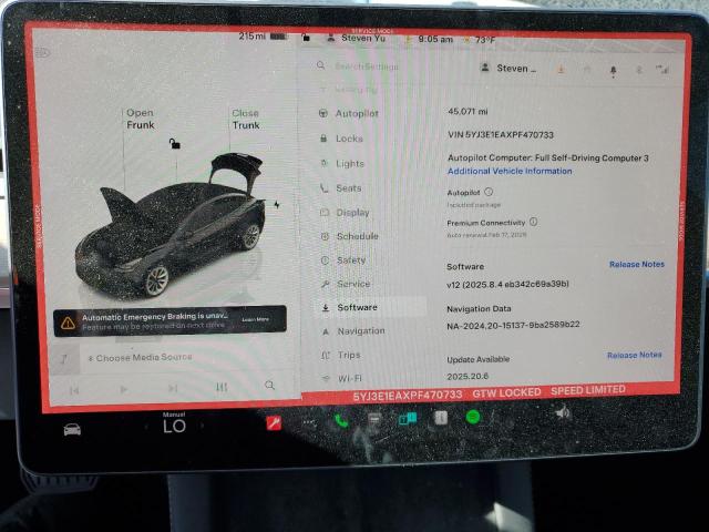 5YJ3E1EAXPF470733 - 2023 TESLA MODEL 3 黑色 照片 9