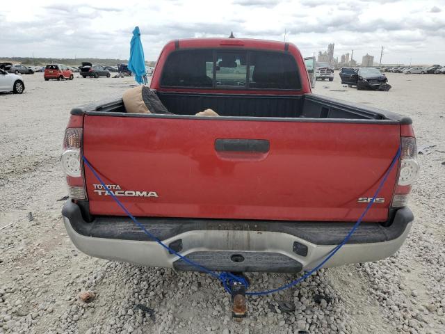5TFTX4CN2CX015327 - 2012 TOYOTA TACOMA ACCESS CAB წითელი ფოტო 6