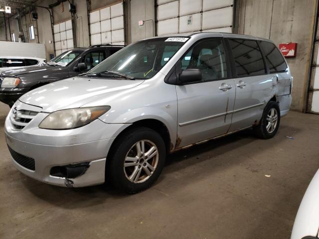 JM3LW28A860556903 - 2006 MAZDA MPV WAGON SILVER photo 1