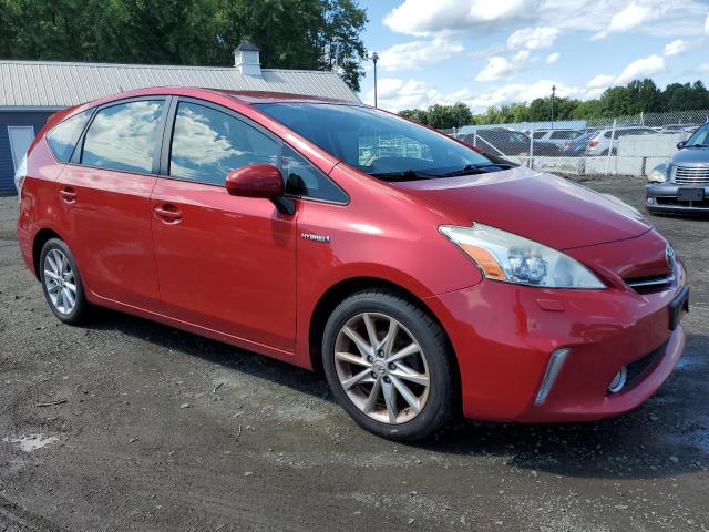 JTDZN3EU2D3231279 - 2013 TOYOTA PRIUS V RED photo 4