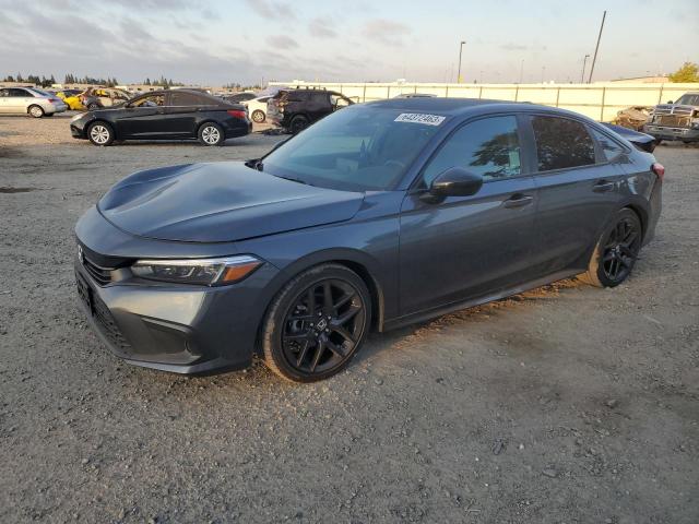 2HGFE2F56NH574732 - 2022 HONDA CIVIC SPORT CHARCOAL photo 1