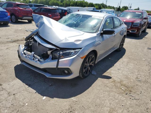 2HGFC2F80LH538838 - 2020 HONDA CIVIC SPORT ვერცხლისფერი ფოტო 1