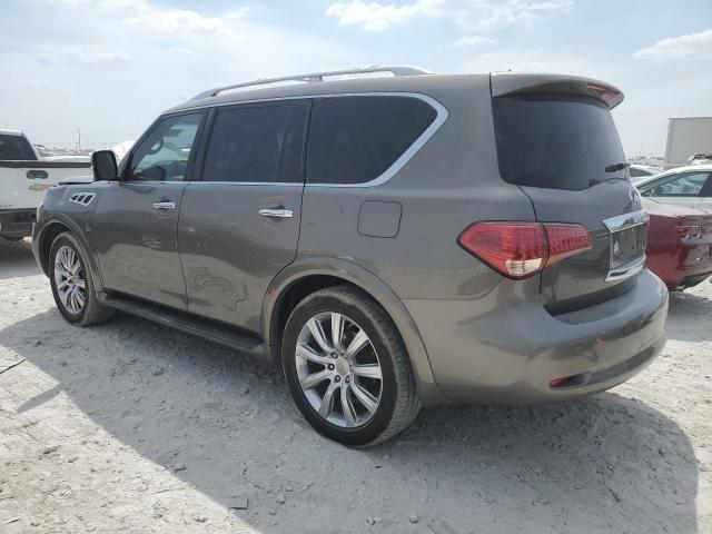 JN8AZ2ND8E9751338 - 2014 INFINITI QX80 BROWN photo 2