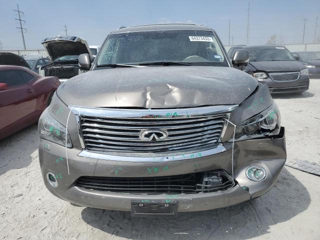 JN8AZ2ND8E9751338 - 2014 INFINITI QX80 BROWN photo 5