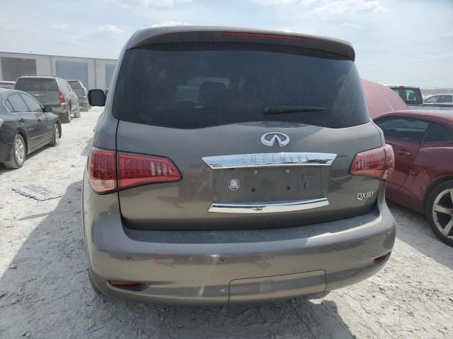 JN8AZ2ND8E9751338 - 2014 INFINITI QX80 BROWN photo 6