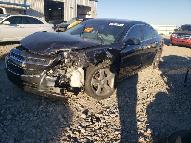 1G1ZC5EU2CF360016 - 2012 CHEVROLET MALIBU 1LT BLACK photo 2
