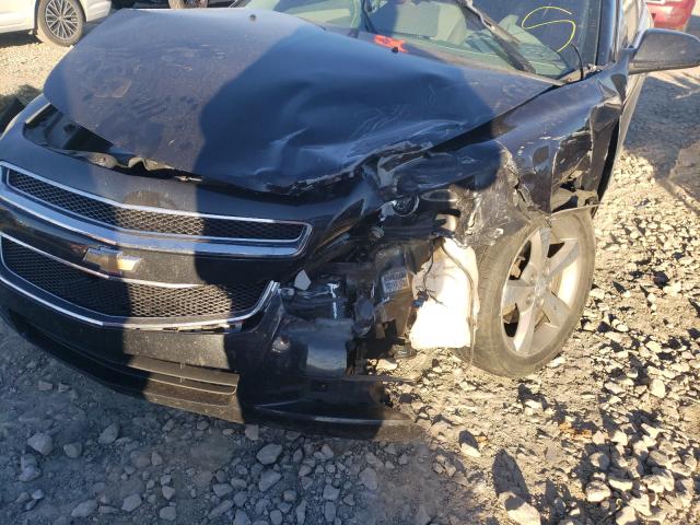 1G1ZC5EU2CF360016 - 2012 CHEVROLET MALIBU 1LT BLACK photo 9