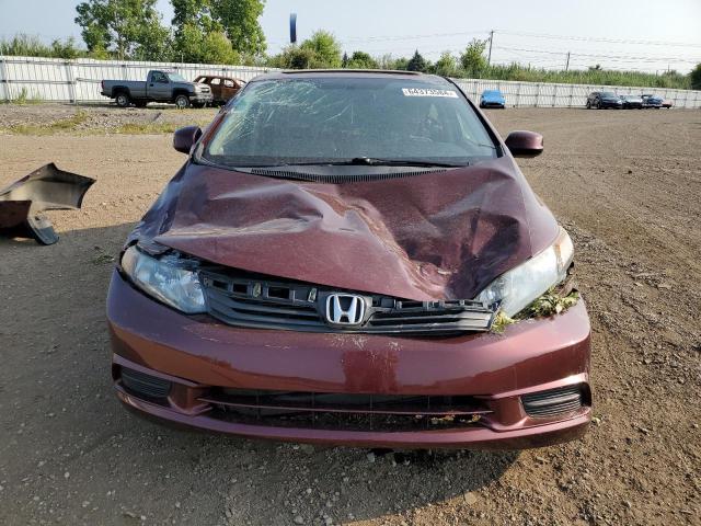 2HGFB2F97CH536743 - 2012 HONDA CIVIC EXL 栗色 照片 5