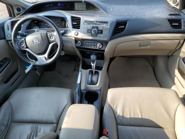 2HGFB2F97CH536743 - 2012 HONDA CIVIC EXL 栗色 照片 8