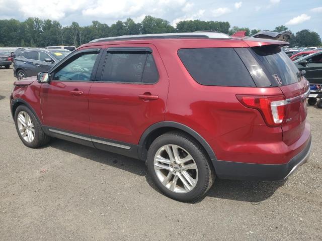 1FM5K7D81GGC33679 - 2016 FORD EXPLORER XLT წითელი ფოტო 2