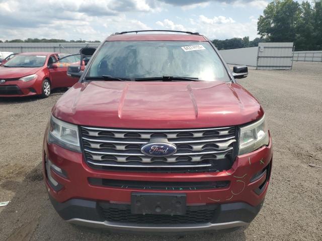 1FM5K7D81GGC33679 - 2016 FORD EXPLORER XLT წითელი ფოტო 5