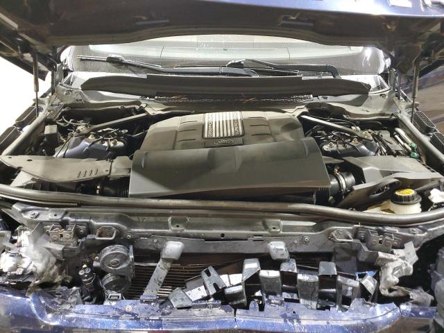 SALWR2VF9FA611360 - 2015 LAND ROVER RANGE ROVE HSE BLUE photo 12