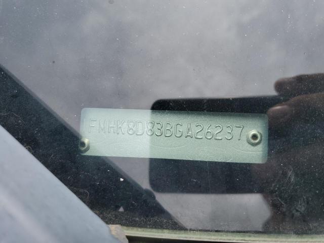 1FMHK8D83BGA26237 - 2011 FORD EXPLORER XLT GRAY photo 12