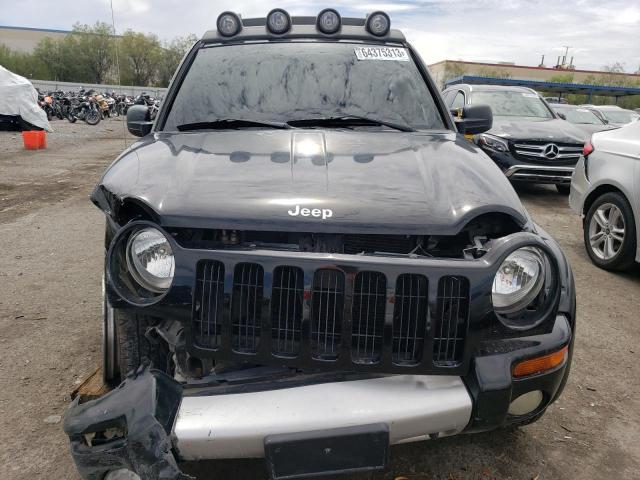 1J4GL38K04W241065 - 2004 JEEP LIBERTY RENEGADE BLACK photo 5