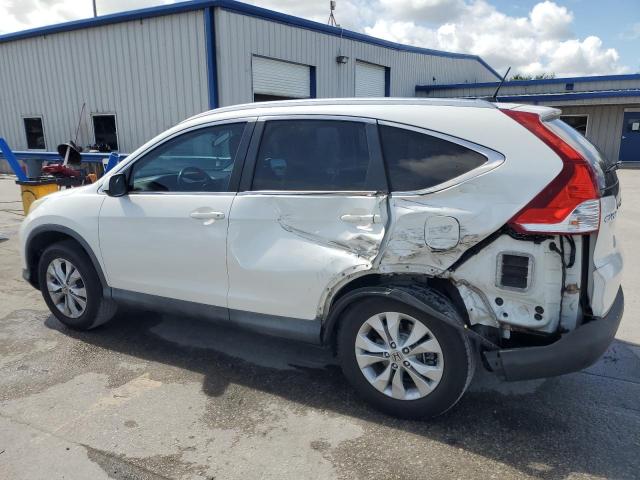 5J6RM3H76DL032500 - 2013 HONDA CR-V EXL WHITE photo 2