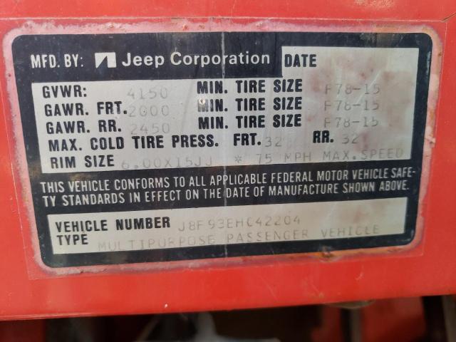 J8F93EH042204 - 1978 JEEP CJ-7 WHITE photo 12