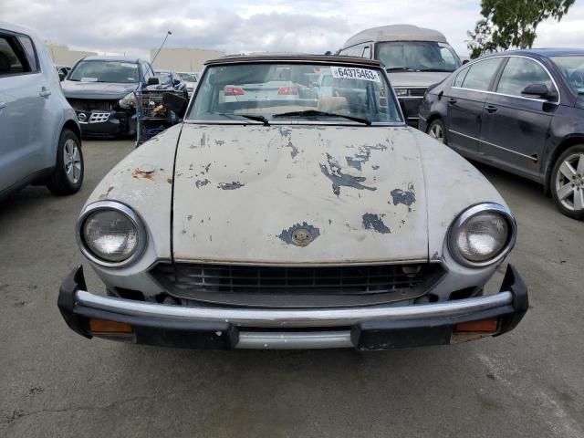 ZFAAS00B1B8187003 - 1981 FIAT 124 SPIDER GRAY photo 5