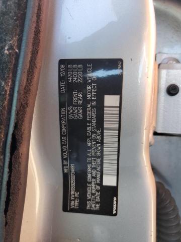 YV1RS592592734891 - 2009 VOLVO S60 2.5T SILVER photo 13