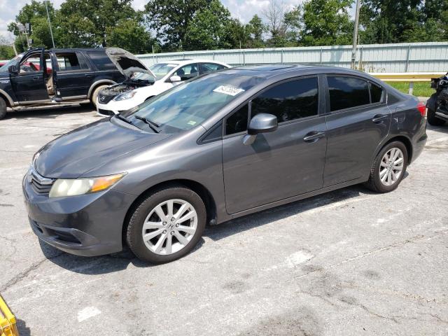 2HGFB2F94CH579923 - 2012 HONDA CIVIC EXL 灰色 照片 1