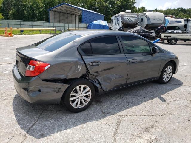 2HGFB2F94CH579923 - 2012 HONDA CIVIC EXL 灰色 照片 3