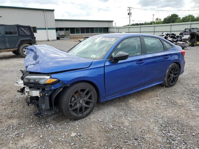 2HGFE2F50NH561880 - 2022 HONDA CIVIC SPORT ლურჯი ფოტო 1