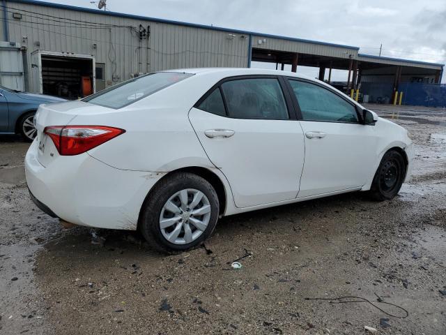 2T1BURHE8FC307416 - 2015 TOYOTA COROLLA L WHITE photo 3