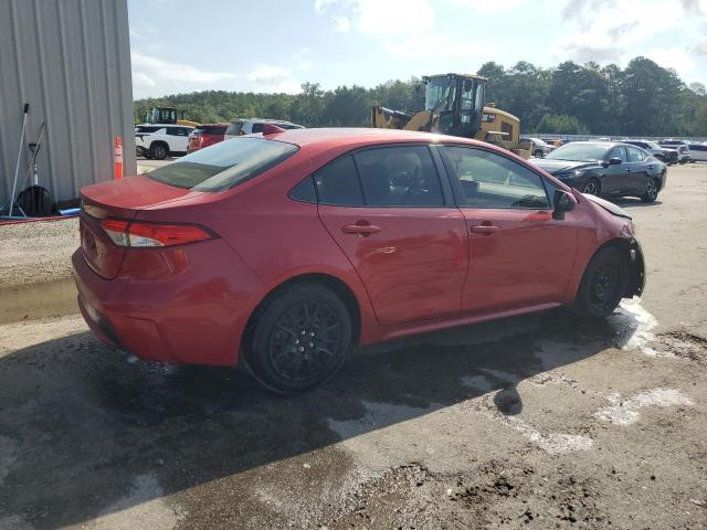 JTDEPRAE6LJ098160 - 2020 TOYOTA COROLLA LE 红色 照片 3