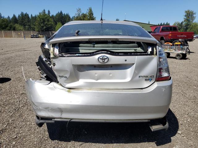 JTDKB20U067510382 - 2006 TOYOTA PRIUS SILVER photo 6