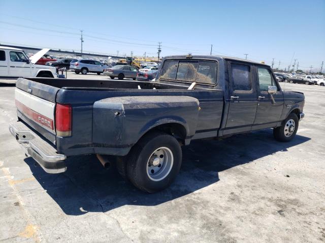 2FTJW35G2KCA26461 - 1989 FORD F-350 BLUE photo 3