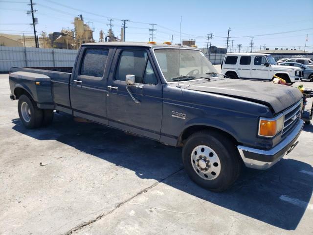 2FTJW35G2KCA26461 - 1989 FORD F-350 BLUE photo 4