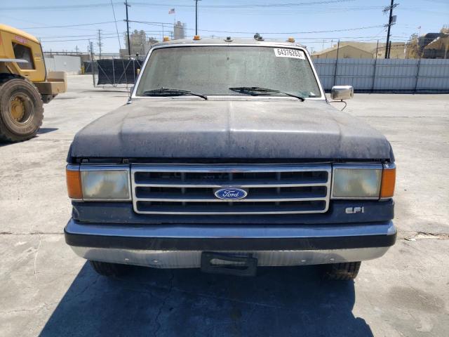 2FTJW35G2KCA26461 - 1989 FORD F-350 BLUE photo 5