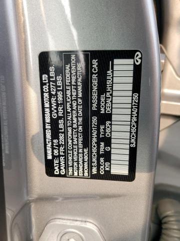 SJKCH5CP9HA017250 - 2017 INFINITI QX30 BASE Silber Foto 13