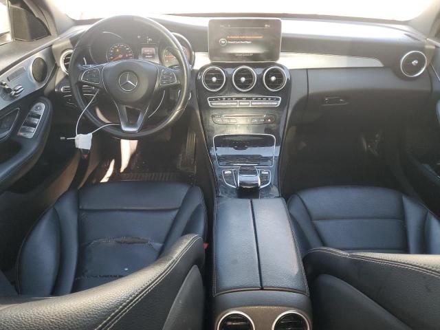 55SWF4KB3FU010951 - 2015 MERCEDES-BENZ C 300 4MATIC WHITE photo 8