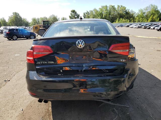 3VWL17AJ8FM284569 - 2015 VOLKSWAGEN JETTA SEL BLACK photo 6