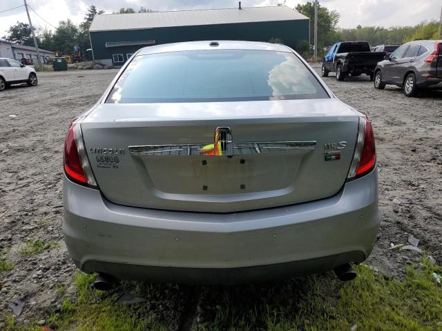 1LNHL9FT5CG804558 - 2012 LINCOLN MKS SILVER photo 6