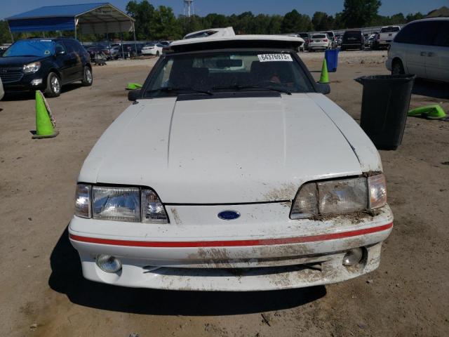 1FABP45E2HF239936 - 1987 FORD MUSTANG GT WHITE photo 5