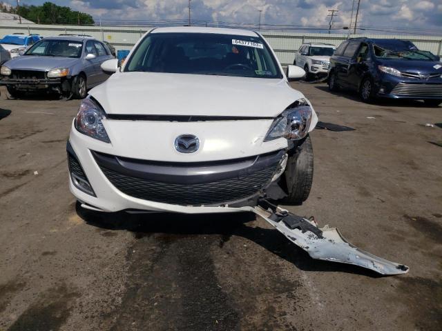 JM1BL1H69A1130675 - 2010 MAZDA 3 S WHITE photo 5