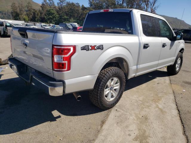 1FTEW1EP4JKF37119 - 2018 FORD F150 SUPERCREW SILVER photo 3