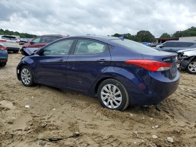 5NPDH4AE6CH135387 - 2012 HYUNDAI ELANTRA GLS BLUE photo 2