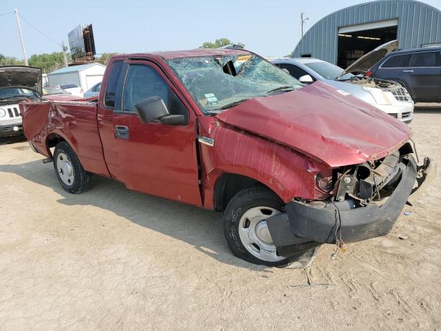 1FTRF12288KD61549 - 2008 FORD F150 RED photo 4