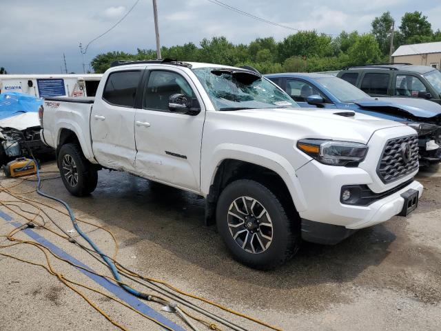 3TYCZ5AN2MT038198 - 2021 TOYOTA TACOMA DOUBLE CAB WHITE photo 4