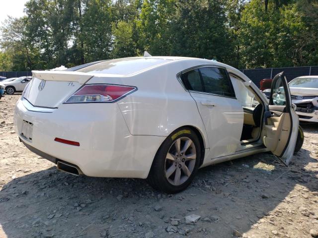 19UUA8F54EA006984 - 2014 ACURA TL TECH WHITE photo 3